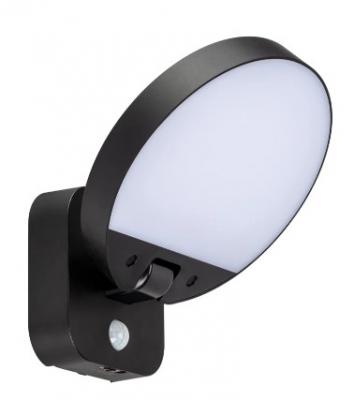 DIY Solarni Solar Sensor Wall Light Black IP 44